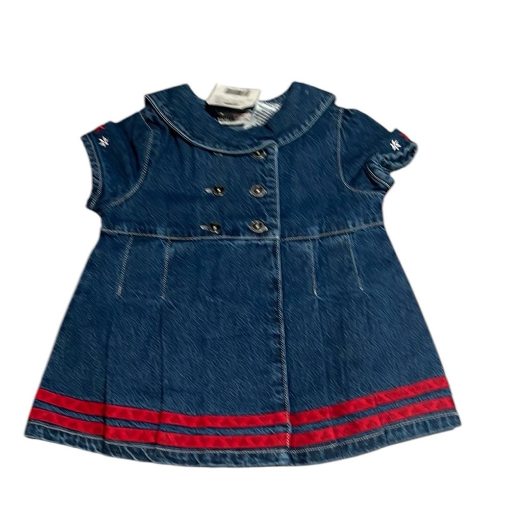 Vintage Faded Glory Sailor Denim Dress